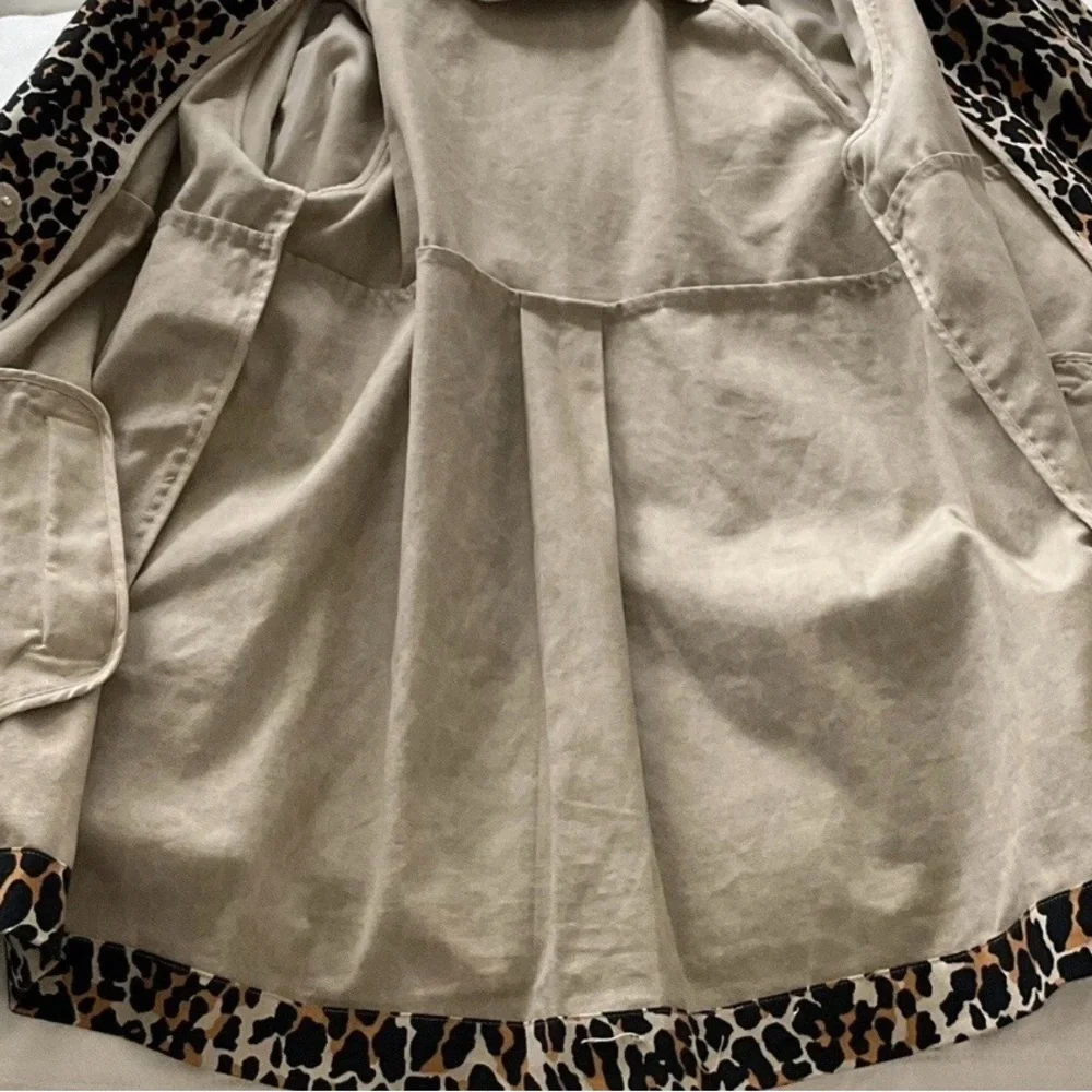 New York & Company Leopard Print Jacket Women’s Size L - Picture 7 of 8
